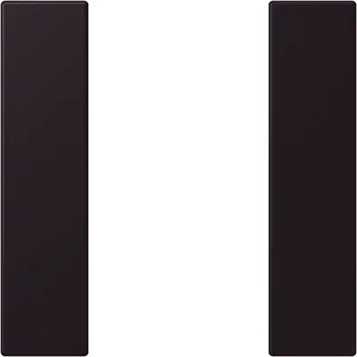 JUNG bedieningselement / centraalplaat knx f50 1v Les Couleurs noir d'ivoire 248 (LC 501 TSA 248)