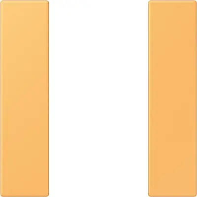 JUNG bedieningselement / centraalplaat knx f50 1v Les Couleurs ocre jaune clair 254 (LC 501 TSA 254)