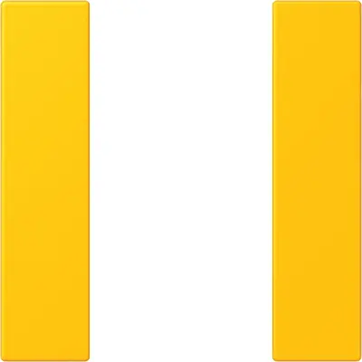 JUNG bedieningselement / centraalplaat knx f50 1v Les Couleurs le jaune vif 263 (LC 501 TSA 263)
