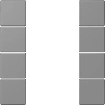 JUNG bedieningselement / centraalplaat knx f50 4v Les Couleurs gris 31 203 (LC 504 TSA 203)