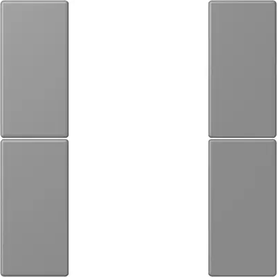 JUNG bedieningselement / centraalplaat knx f50 2v Les Couleurs gris 31 203 (LC 502 TSA 203)
