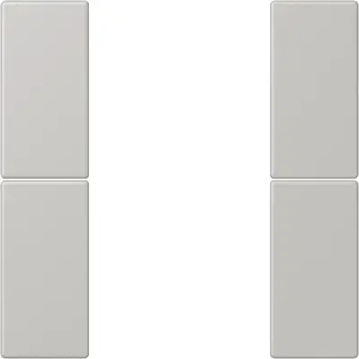 JUNG bedieningselement / centraalplaat knx f50 2v Les Couleurs gris clair 31 205 (LC 502 TSA 205)