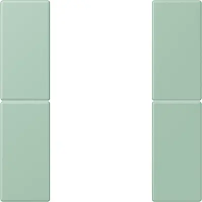 JUNG bedieningselement / centraalplaat knx f50 2v Les Couleurs vert anglais clair 217 (LC 502 TSA 217)