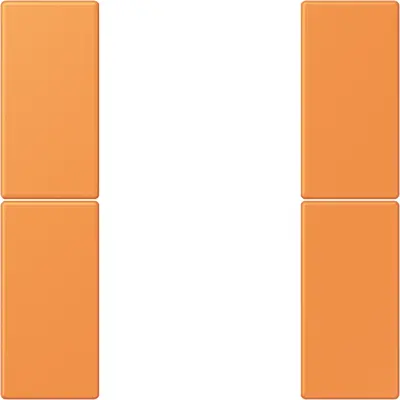 JUNG bedieningselement / centraalplaat knx f50 2v Les Couleurs orange clair 225 (LC 502 TSA 225)