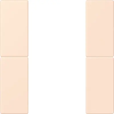 JUNG bedieningselement / centraalplaat knx f50 2v Les Couleurs orange pale 226 (LC 502 TSA 226)