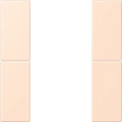 JUNG bedieningselement / centraalplaat knx f50 2v Les Couleurs rose pale 228 (LC 502 TSA 228)
