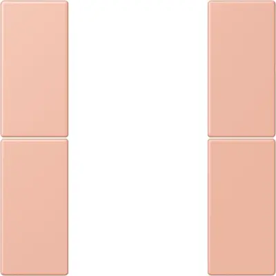 JUNG bedieningselement / centraalplaat knx f50 2v Les Couleurs rose clair 231 (LC 502 TSA 231)
