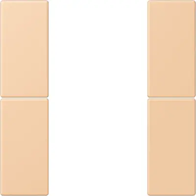 JUNG bedieningselement / centraalplaat knx f50 2v Les Couleurs terre sienne claire 31 237 (LC 502 TSA 237)