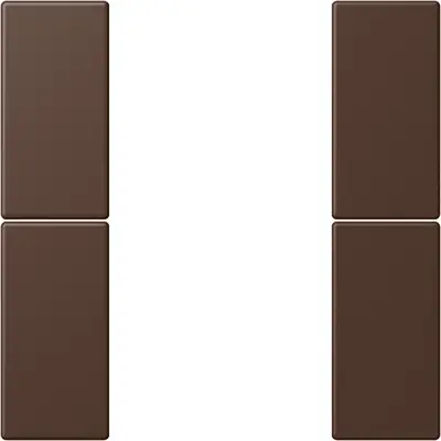 JUNG bedieningselement / centraalplaat knx f50 2v Les Couleurs terre d'ombre brulee 31 239 (LC 502 TSA 239)