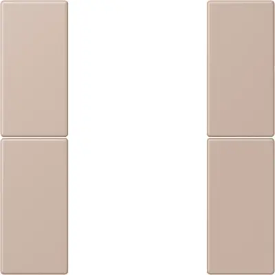 JUNG bedieningselement / centraalplaat knx f50 2v Les Couleurs ombre brulee claire 240 (LC 502 TSA 240)