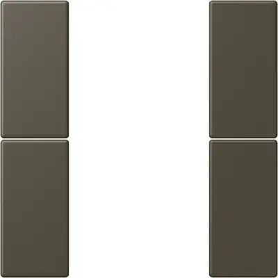 JUNG bedieningselement / centraalplaat knx f50 2v Les Couleurs ombre naturelle 31 241 (LC 502 TSA 241)