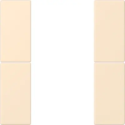 JUNG bedieningselement / centraalplaat knx f50 2v Les Couleurs blanc ivoire 245 (LC 502 TSA 245)