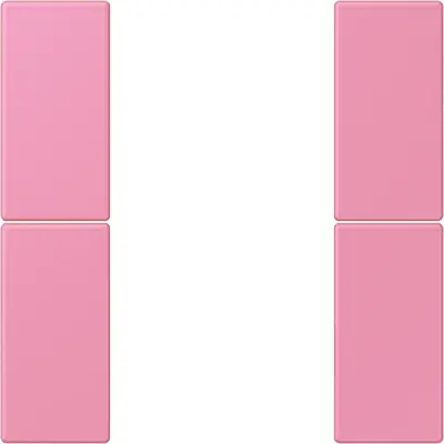 JUNG bedieningselement / centraalplaat knx f50 2v Les Couleurs rose vif 246 (LC 502 TSA 246)