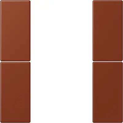 JUNG bedieningselement / centraalplaat knx f50 2v Les Couleurs terre sienne brulee 59 247 (LC 502 TSA 247)