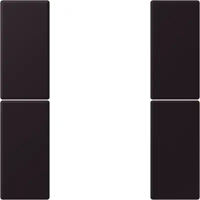 JUNG bedieningselement / centraalplaat knx f50 2v Les Couleurs noir d'ivoire 248 (LC 502 TSA 248)