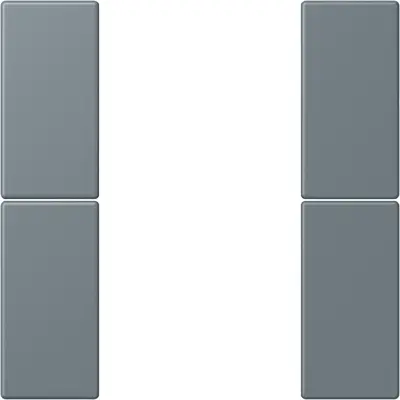 JUNG bedieningselement / centraalplaat knx f50 2v Les Couleurs gris 59 251 (LC 502 TSA 251)