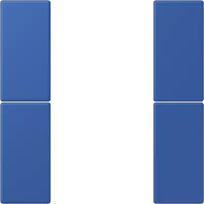 JUNG bedieningselement / centraalplaat knx f50 2v Les Couleurs bleu outremer 59 253 (LC 502 TSA 253)