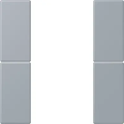 JUNG bedieningselement / centraalplaat knx f50 2v Les Couleurs gris clair 59 257 (LC 502 TSA 257)