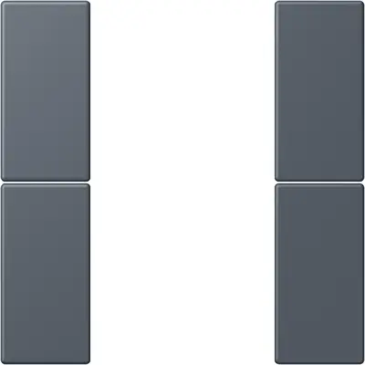 JUNG bedieningselement / centraalplaat knx f50 2v Les Couleurs gris fonce 59 262 (LC 502 TSA 262)