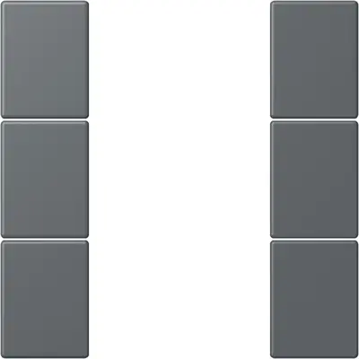 JUNG bedieningselement / centraalplaat knx f50 3v Les Couleurs gris fonce 31 202 (LC 503 TSA 202)