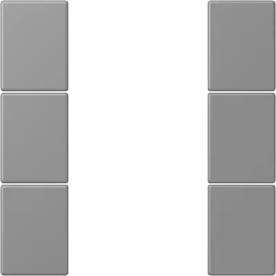 JUNG bedieningselement / centraalplaat knx f50 3v Les Couleurs gris 31 203 (LC 503 TSA 203)