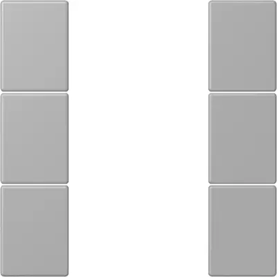 JUNG bedieningselement / centraalplaat knx f50 3v Les Couleurs gris moyen 204 (LC 503 TSA 204)