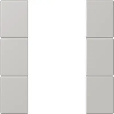 JUNG bedieningselement / centraalplaat knx f50 3v Les Couleurs gris clair 31 205 (LC 503 TSA 205)