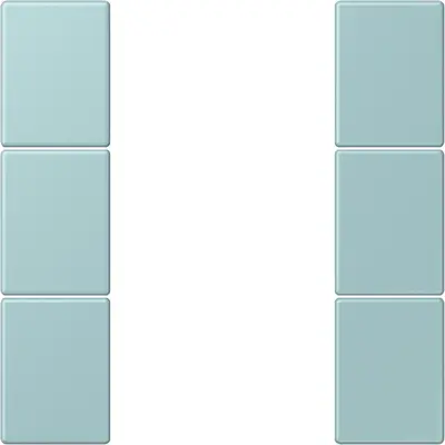 JUNG bedieningselement / centraalplaat knx f50 3v Les Couleurs ceruleen clair 214 (LC 503 TSA 214)