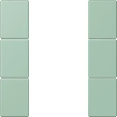 JUNG bedieningselement / centraalplaat knx f50 3v Les Couleurs vert anglais clair 217 (LC 503 TSA 217)
