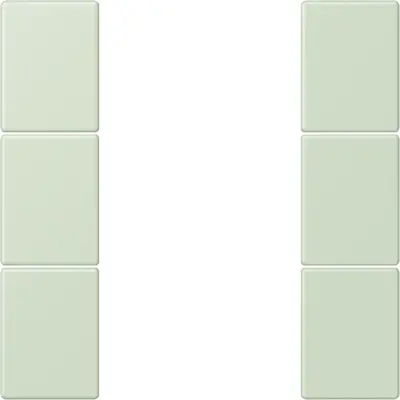 JUNG bedieningselement / centraalplaat knx f50 3v Les Couleurs vert anglais pale 218 (LC 503 TSA 218)