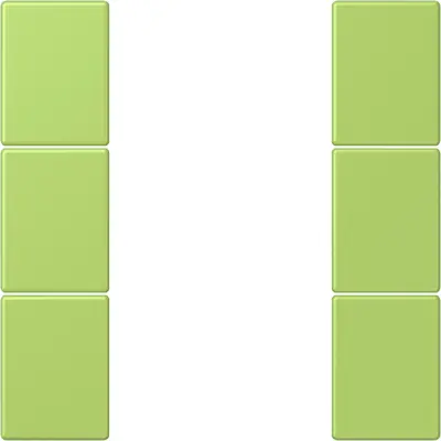 JUNG bedieningselement / centraalplaat knx f50 3v Les Couleurs vert clair 221 (LC 503 TSA 221)