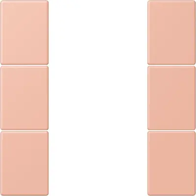 JUNG bedieningselement / centraalplaat knx f50 3v Les Couleurs rose clair 231 (LC 503 TSA 231)