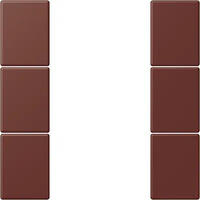 JUNG bedieningselement / centraalplaat knx f50 3v Les Couleurs terre sienne brulee 31 235 (LC 503 TSA 235)