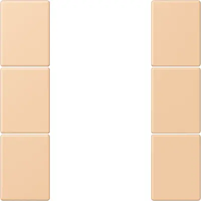 JUNG bedieningselement / centraalplaat knx f50 3v Les Couleurs terre sienne claire 31 237 (LC 503 TSA 237)