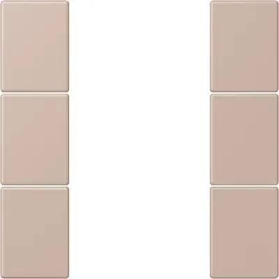 JUNG bedieningselement / centraalplaat knx f50 3v Les Couleurs ombre brulee claire 240 (LC 503 TSA 240)