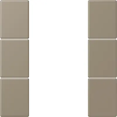 JUNG bedieningselement / centraalplaat knx f50 3v Les Couleurs ombre naturelle moyenne 242 (LC 503 TSA 242)