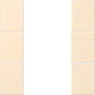 JUNG bedieningselement / centraalplaat knx f50 3v Les Couleurs blanc ivoire 245 (LC 503 TSA 245)