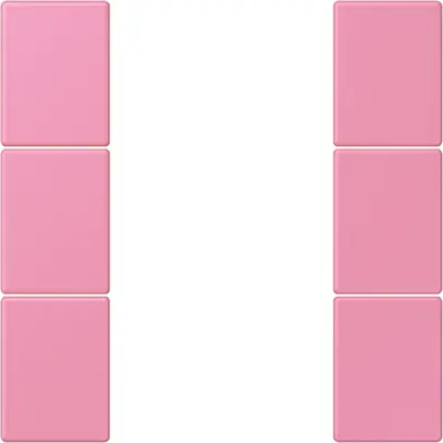 JUNG bedieningselement / centraalplaat knx f50 3v Les Couleurs rose vif 246 (LC 503 TSA 246)