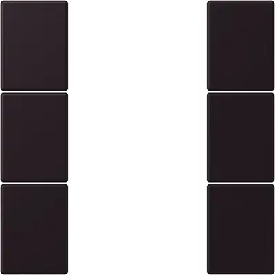 JUNG bedieningselement / centraalplaat knx f50 3v Les Couleurs noir d'ivoire 248 (LC 503 TSA 248)