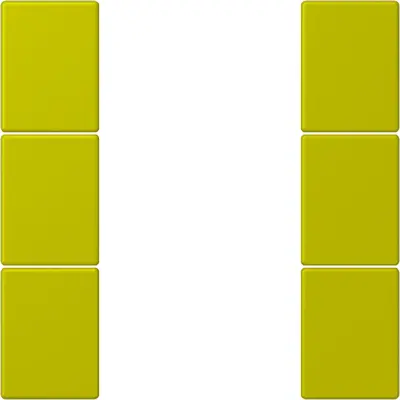 JUNG bedieningselement / centraalplaat knx f50 3v Les Couleurs vert olive vif 249 (LC 503 TSA 249)