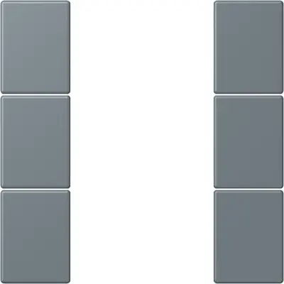 JUNG bedieningselement / centraalplaat knx f50 3v Les Couleurs gris 59 251 (LC 503 TSA 251)