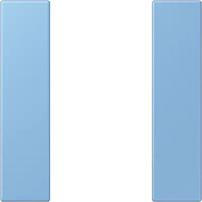 JUNG bedieningselement / centraalplaat knx f50 1v Les Couleurs bleu ceruleen 59 256 (LC 501 TSA 256)
