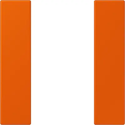 JUNG bedieningselement / centraalplaat knx f50 1v Les Couleurs orange vif 260 (LC 501 TSA 260)