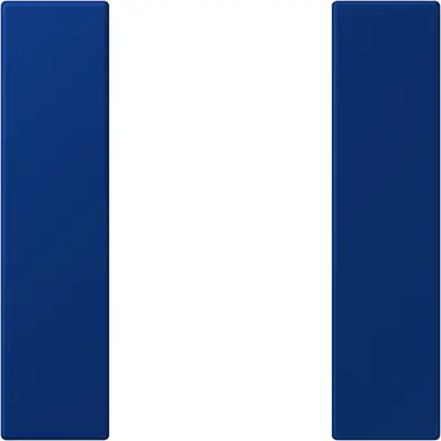JUNG bedieningselement / centraalplaat knx f50 1v Les Couleurs bleu outremer fonce 261 (LC 501 TSA 261)