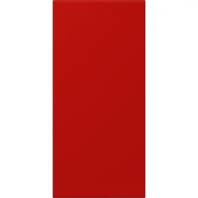 JUNG bedieningselement / centraalplaat tekstveldf50 Les Couleurs rouge vermillon 31 227 (LC 50 NA 227)