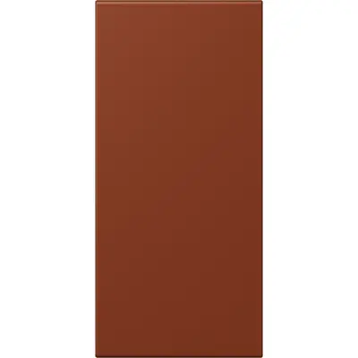 JUNG bedieningselement / centraalplaat tekstveldf50 Les Couleurs terre sienne brulee 59 247 (LC 50 NA 247)