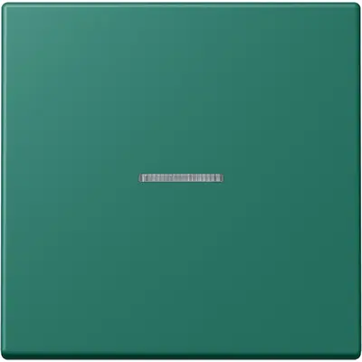 JUNG schakelwip met controlevenster Les Couleurs vert anglais 216 (LC 990 KO5 216)