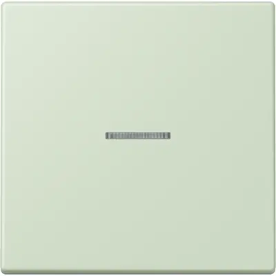 JUNG schakelwip met controlevenster Les Couleurs vert anglais pale 218 (LC 990 KO5 218)