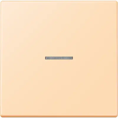 JUNG schakelwip met controlevenster Les Couleurs ocre 223 (LC 990 KO5 223)