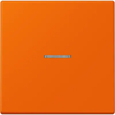 JUNG schakelwip met controlevenster Les Couleurs orange 224 (LC 990 KO5 224)